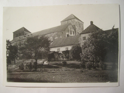 VANHA Valokuva Turku 1930-l Postikortin Alkup.Mallikappale