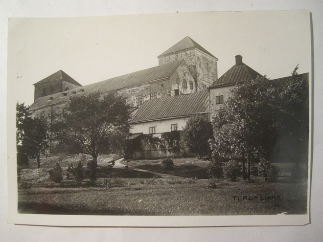 VANHA Valokuva Turku 1930-l Postikortin Alkup.Mallikappale