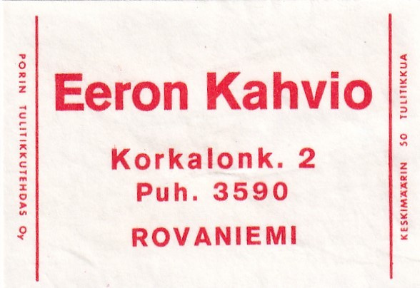 Rovaniemi, Eeron Kahvio  1/12