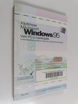 Käyttöopas Microsoft Windows 95 : vain PC:n hankkijalle