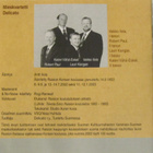 Mieskvartetti Delicato • Alakansakoulun Lauluja CD - pikkukuva 2