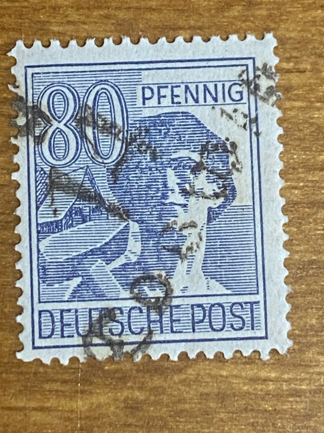 SAKSA 1948 NEUVOSTOLIITTO SEKTORI MERKKI**