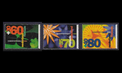 Alankomaat 1436-8 ** Hyväntekeväisyys kukkia (1992)