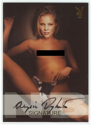 2006 Playboy Natural Beauties Autograph Alysia Dykstra
