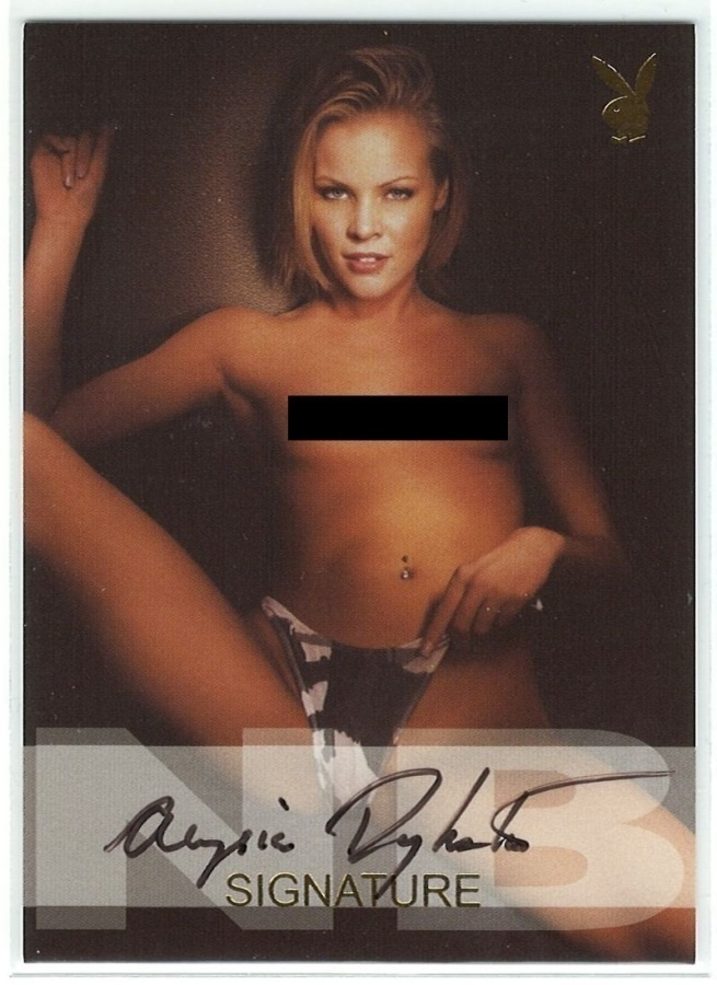 2006 Playboy Natural Beauties Autograph Alysia Dykstra