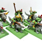 WHFB - 8kpl Goblin Wolf Riders figuuria [F11] - pikkukuva 3