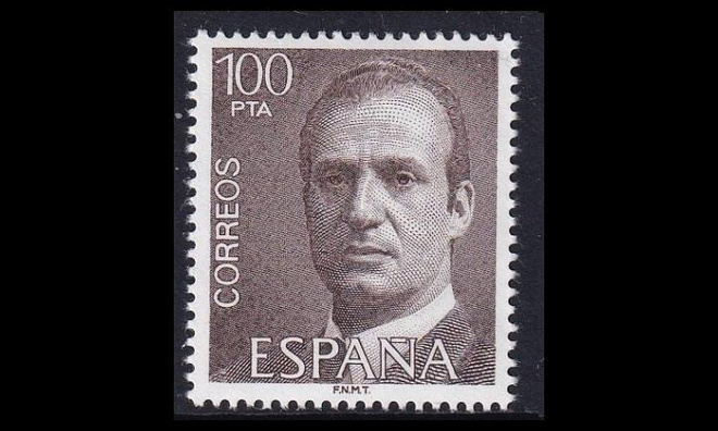 Espanja 2517y ** Käyttösarja Carlos 100 Pta y-pap (1981)