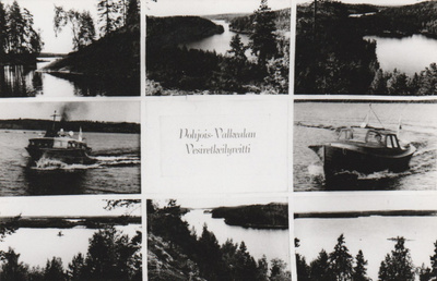 Paikkakunta - kortti, Valkeala, vesiretkeilyreitti
