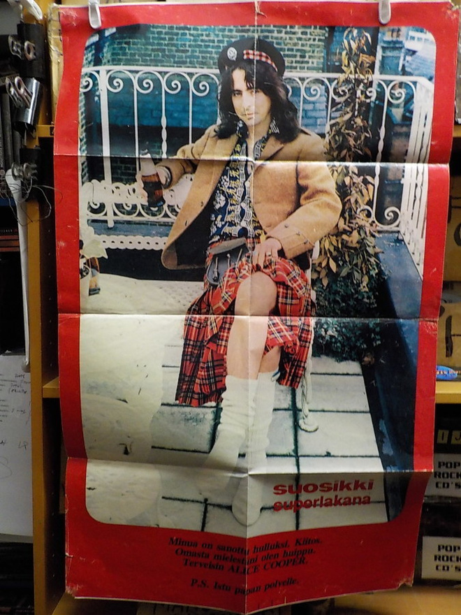 ALICE COOPER - 70-LUVUN SUOSIKKI JULISTE