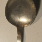 VINTAGE kummilusikka, alpakkaa/uushopeaa - pikkukuva 5