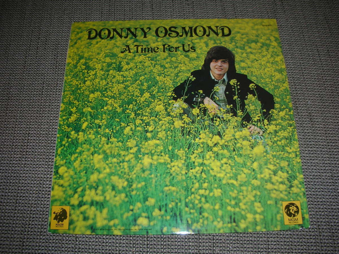 LP vinyyli donny Osmond: A time for us