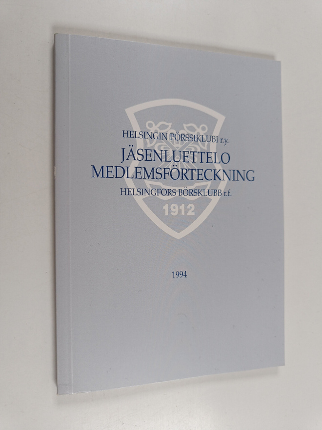 Helsingin pörssiklubi r.y. : Jäsenluettelo 1981 - Helsing...