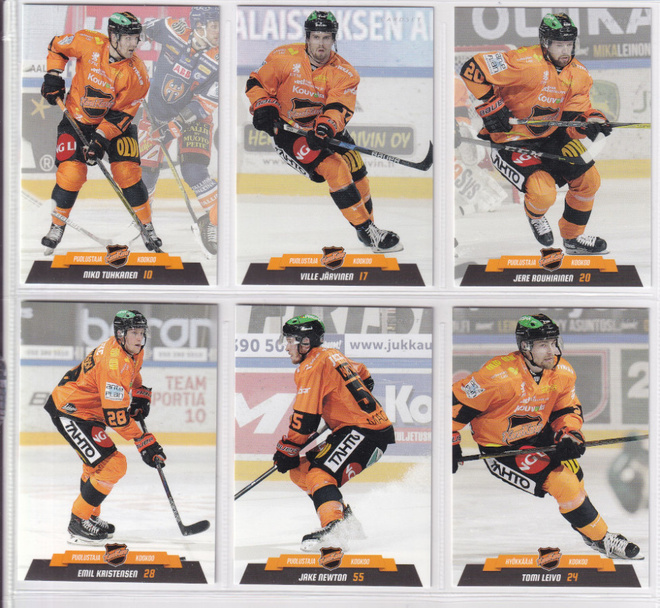 2017-18 Cardset Series 2 KooKoo Team Set 12 korttia (253-264
