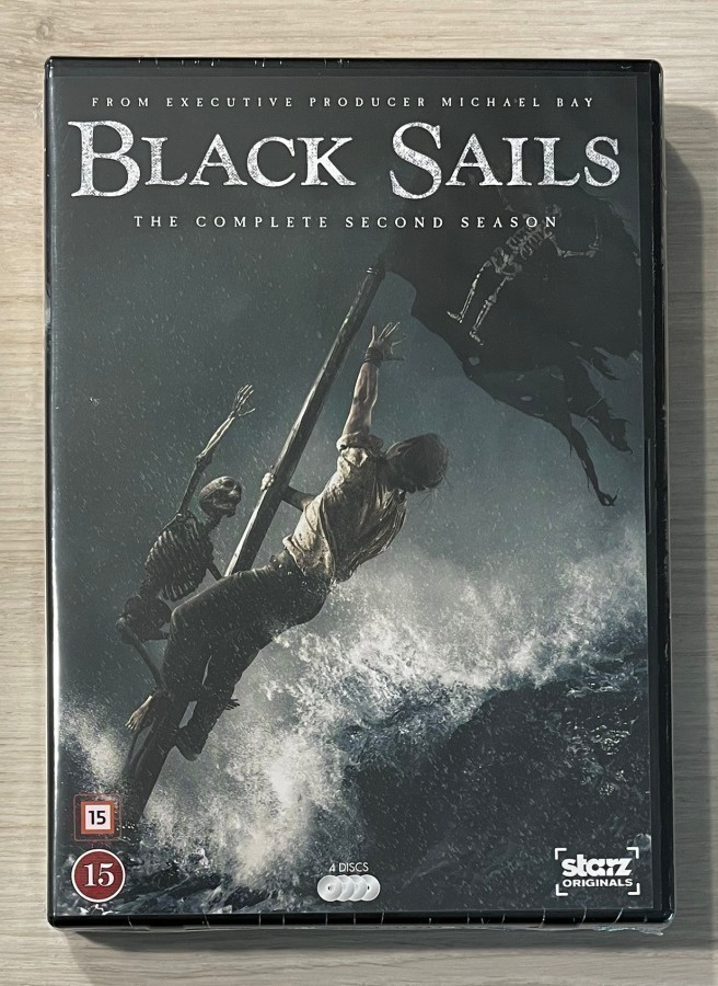 Black Sails: Kausi 2 (2014-2015) 4DVD (UUSI)