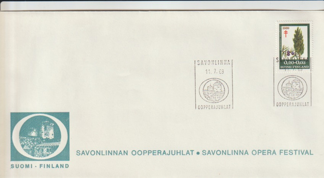 ERIKOISLEIMA , OOPPERAJUHLAT, Savonlinna  11.7.1969