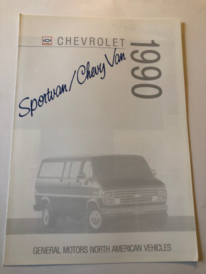 Myyntiesite - Chevrolet Sportvan/Chevy Van - 1990