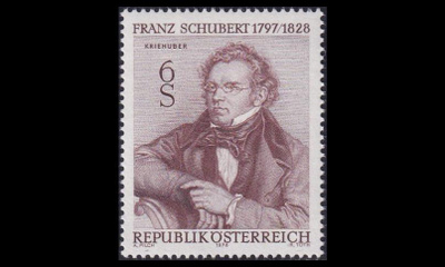 Itävalta 1590 ** Säveltäjä Franz Schubert (1978)