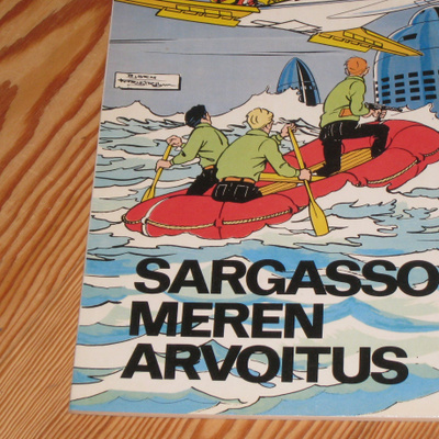 Biggles - Sargassomeren arvoitus 1.p v. 1977