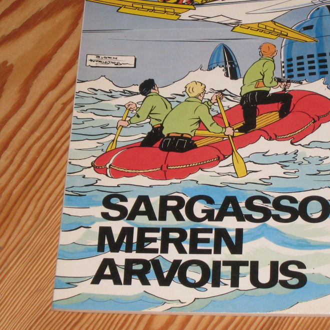 Biggles - Sargassomeren arvoitus 1.p v. 1977