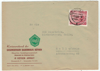 DDR Mi 483 kirjeellä