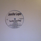 JENNIFER LOPEZ :: LOVE DON'T COST A THING : VINYYLI 12"PROMO - pikkukuva 1