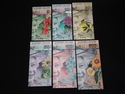 Aldabra Island Fantasy Bank Sarja  2018 UNC