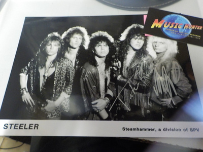 STEELER VINTAGE PROMOKUVA AXEL RUDI PELL + BURTZ NIMMARIT