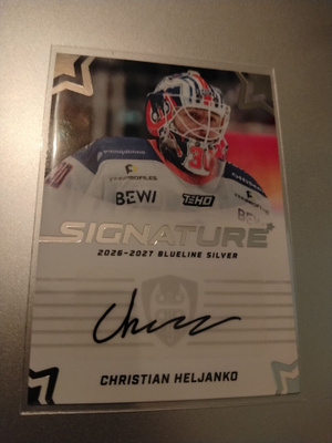 26-27 Blueline Signature Silver Christian Heljanko Tappara