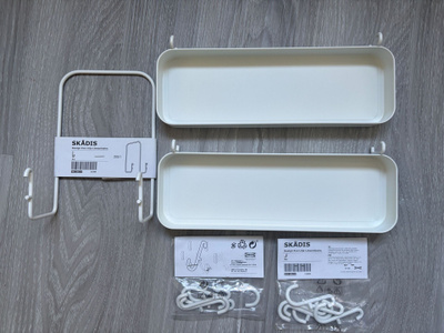 IKEA SKÅDIS SÄILYTYSTAULUN LISÄOSIA *OSA UUSIA*