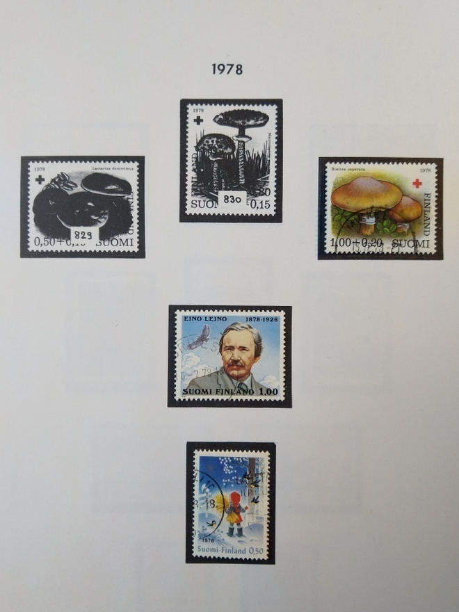 1978 Suomi postimerkki 3 kpl