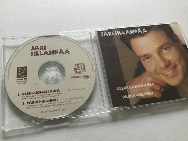 Jari Sillanpää / Olen luonasi aina / pariisi-hels CDS single