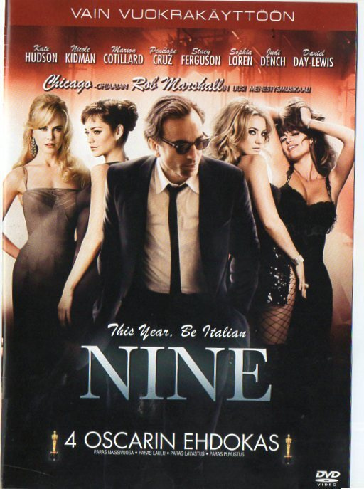 Nine	(78 908)	vuok	-FI-	DVD			kate hudson	2009