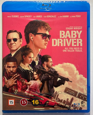 BABY DRIVER - Blu-ray, uusi