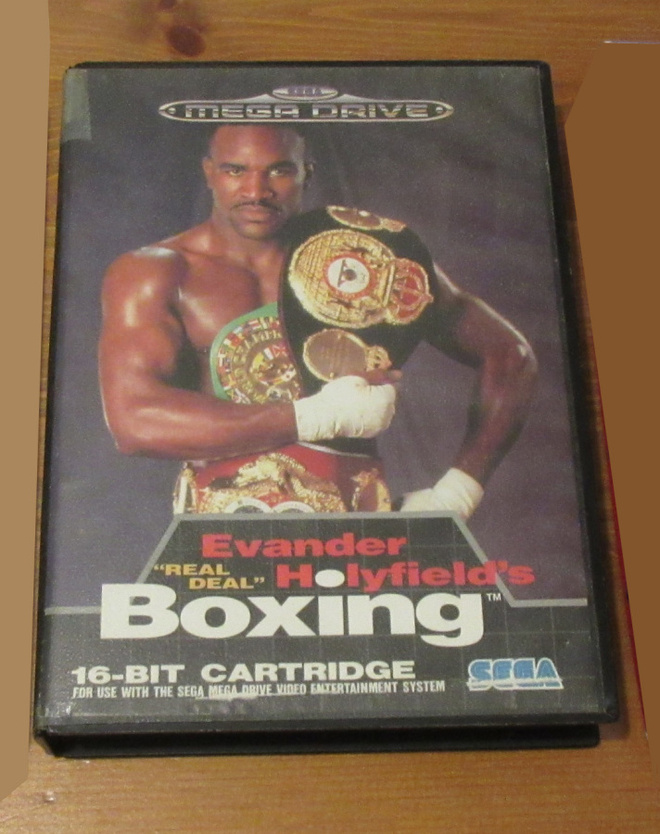 Sega: Evander Holyfield's Boxing -BOKSI VAIN ei pelikasettia