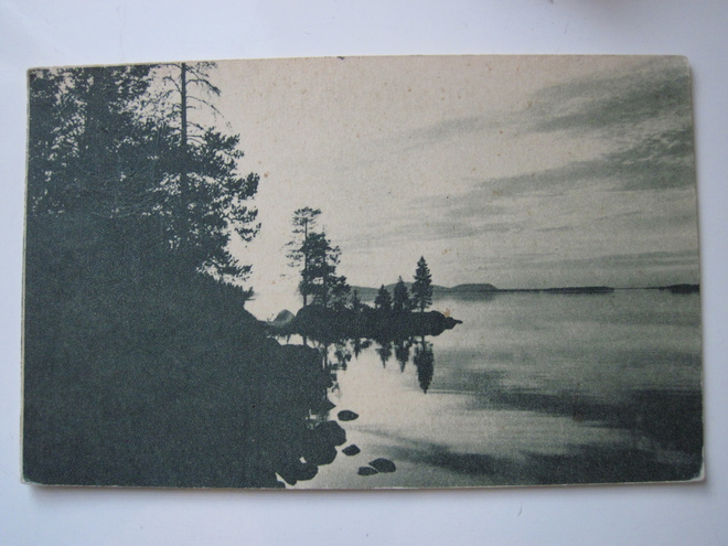 VANHA Postikortti Pielisjärvi Lieksa 1932