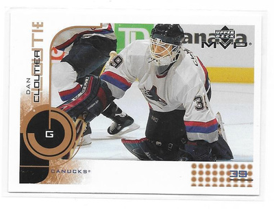 2002-03 Upper Deck MVP #180 Dan Cloutier Vancouver Canucks