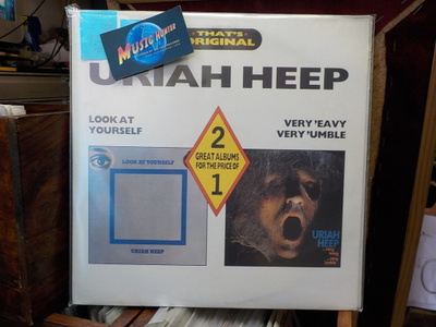 LOOK AT YOURSELF / VERY 'EAVY VERY 'UMBLE EX-/EX 2LP