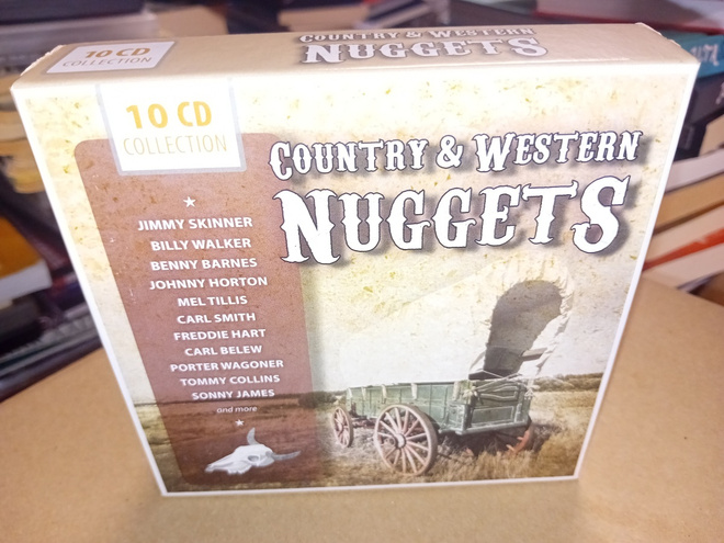 10 CD COUNTRY & WESTERN NUGGETS ( SIS POSTIKULU )