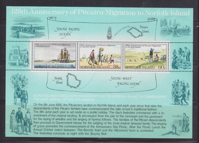 Norfolk saaret pienoisarkki