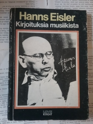 Hanns Eisler - Kirjoituksia musiikista (nid.)