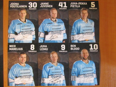 2016-17 Pelicans Team Issue kortteja 2€ kpl