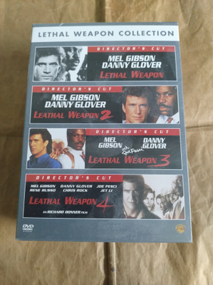 Lethal Weapon Collection Tappava ase 1–4 (DVD) (4 levyä)