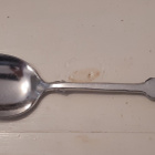 Musla, ruokalusikka, alumiinia, käyttämätön. - pikkukuva 1