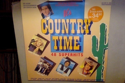 IT'S COUNTRY TIME :: 48 SUPERHITS :: 3 x VINYYLI LP 1986