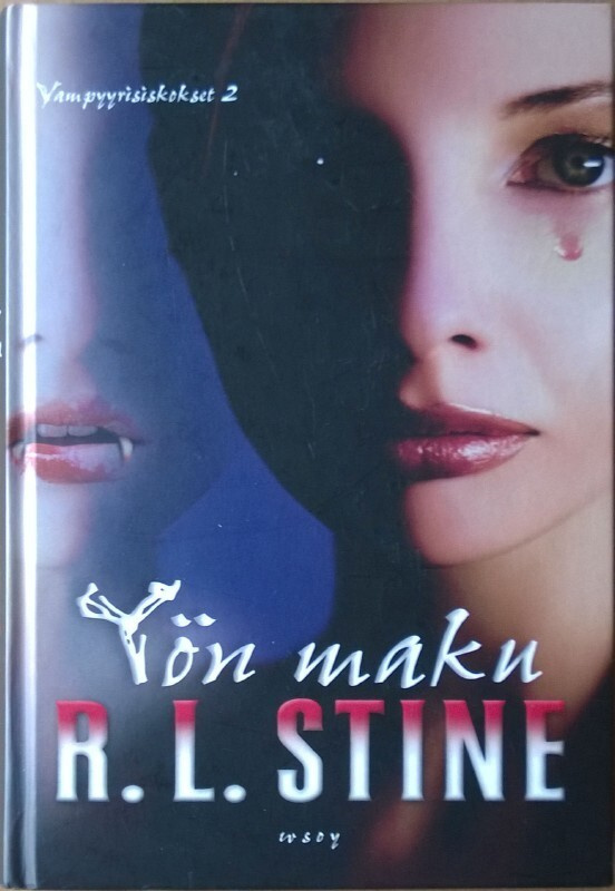 R. L. Stine: Yön maku (Vampyyrisiskokset 2)  sid. Wsoy 2006