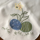 VALKEA KIRJAILTU PÄÄSIÄISLIINA 77cm x 77cm - pikkukuva 4