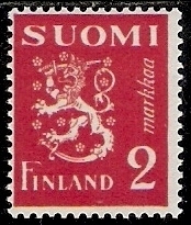 1936 M-30 L 2 mk karmiininpunainen ** Lape 197 a LSP Lm2
