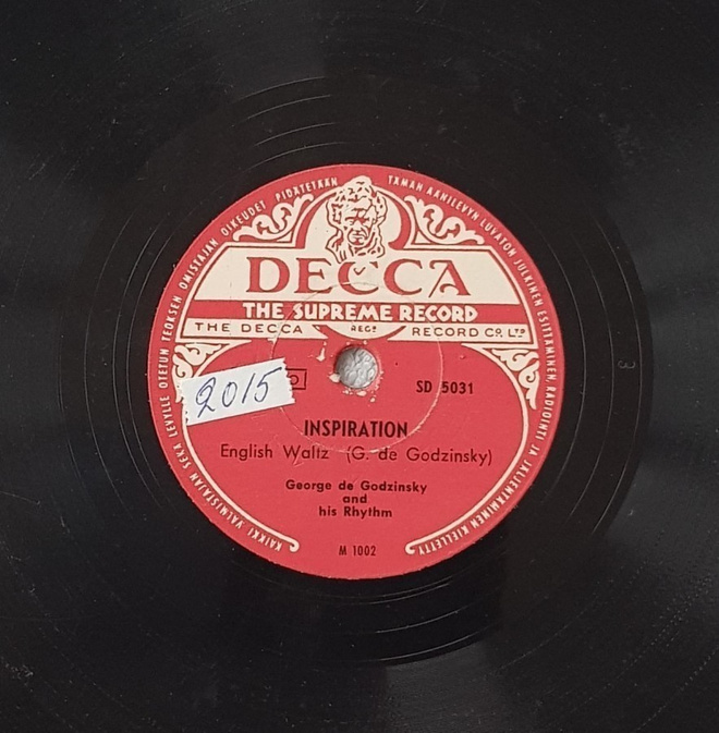 Savikiekko 1948 - George de Godzinsky - Decca SD 5031