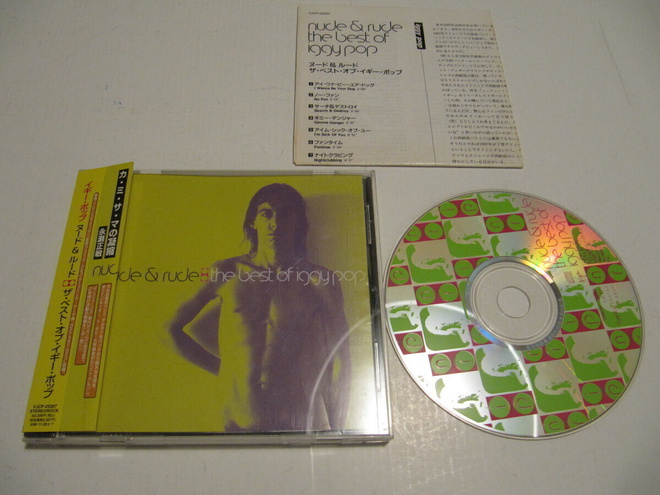Iggy Pop Nude & Rude: The Best Of Iggy Pop Japani CD OBI