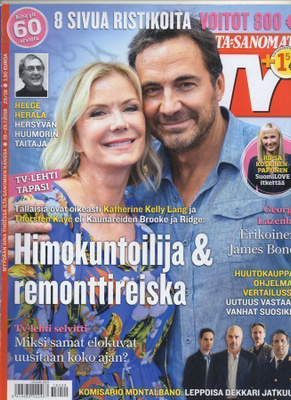 Ilta-Sanomat TV-lehti n:o 29 2018 Brooke & Ridge. Heguli.
